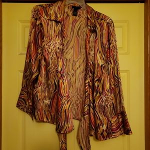 Lane Bryant Tie around Blouse